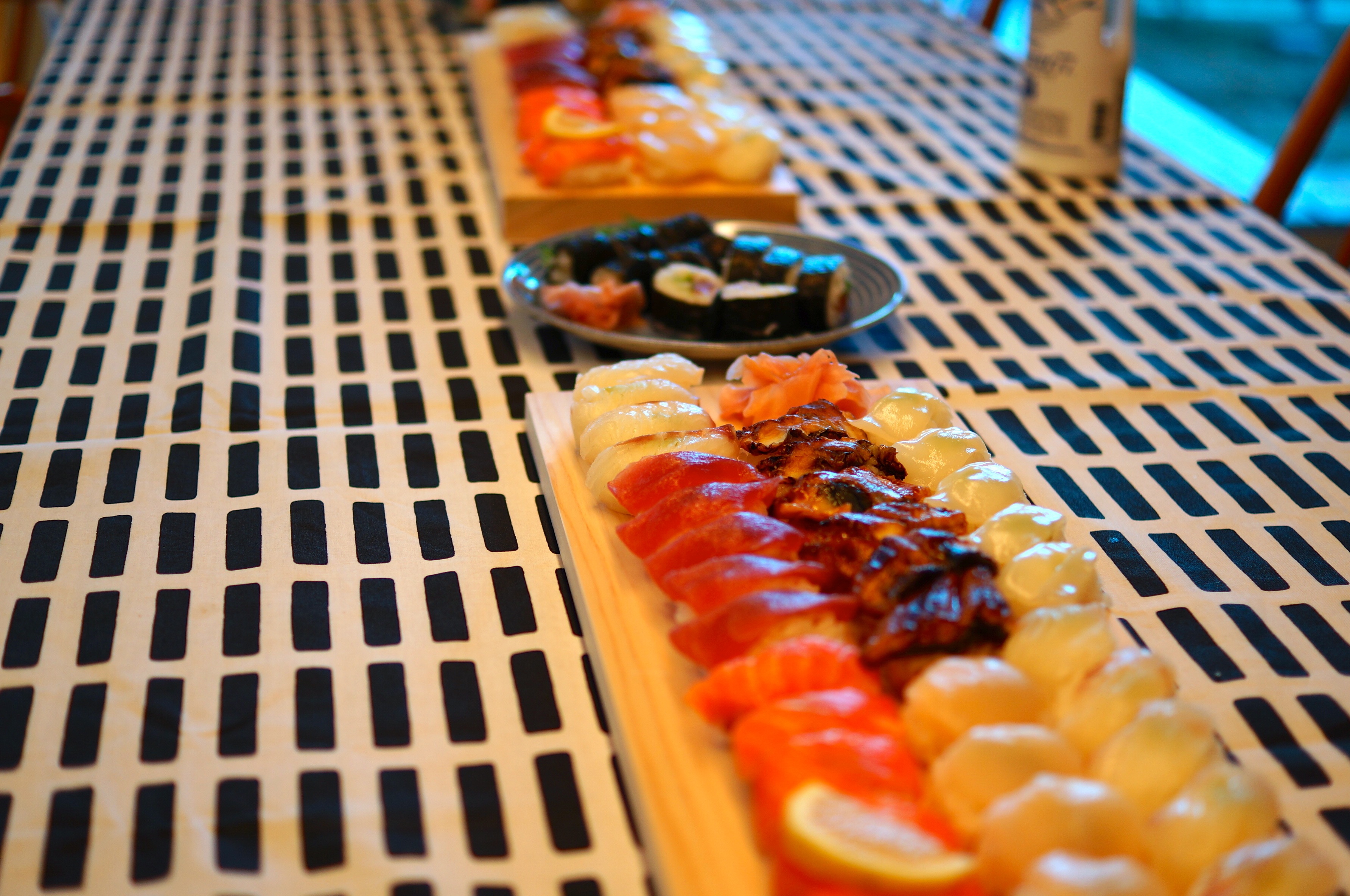 美吉野キッチンのひのきまな板はお寿司や和食との相性が抜群です